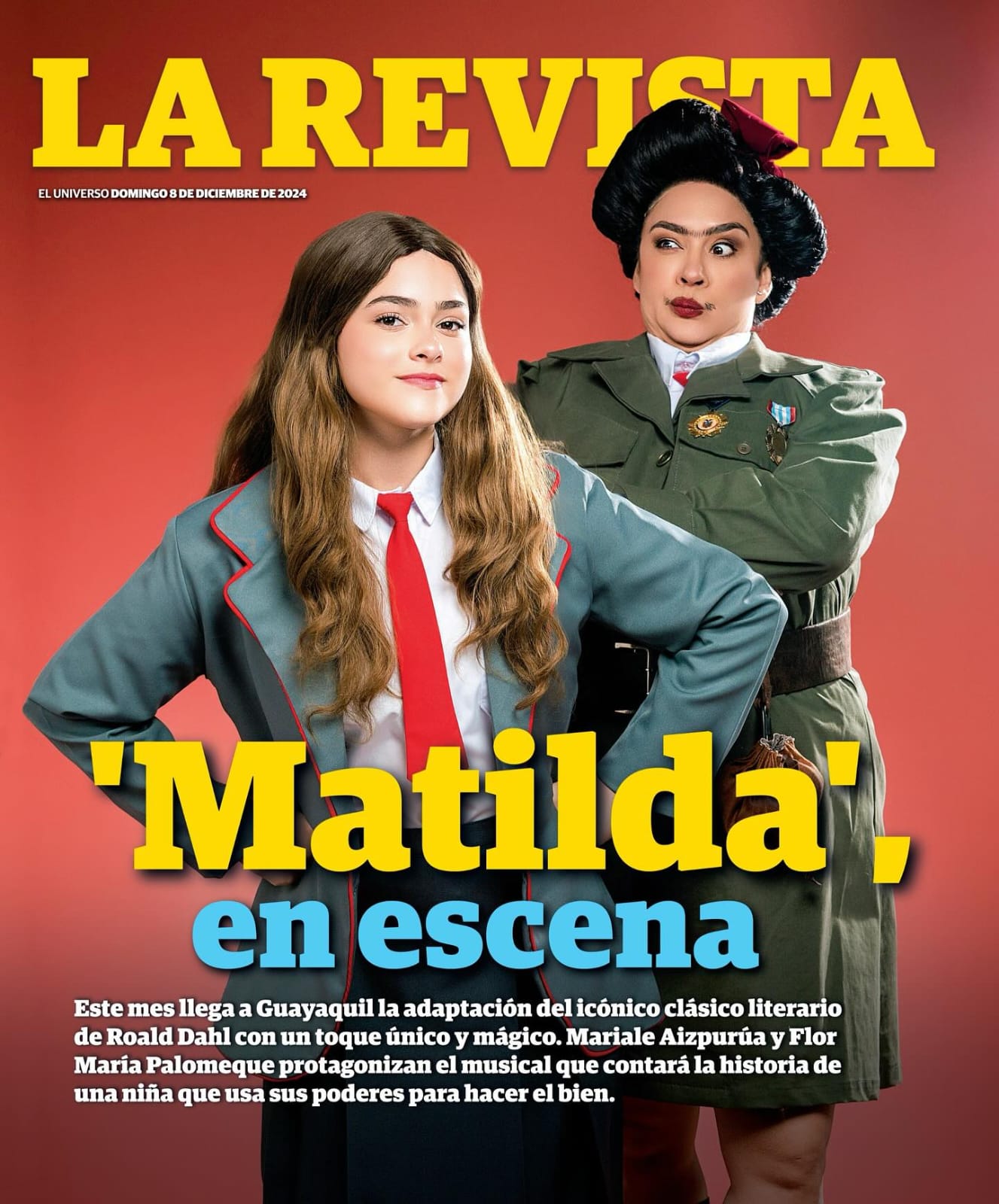 Publicación sobre ‘Matilda, el musical’ protagonizado por MARIALE Aizpurúa