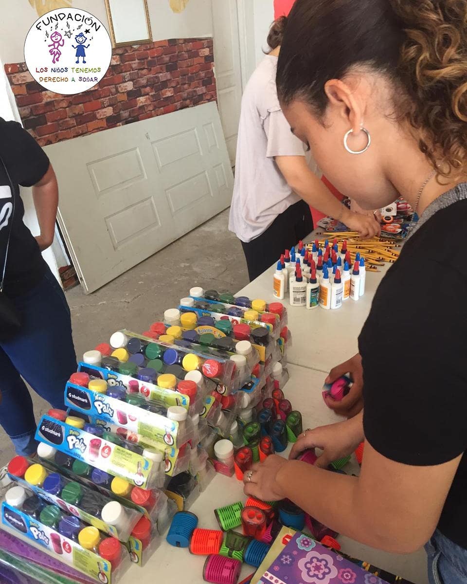 Preparación de implementos escolares